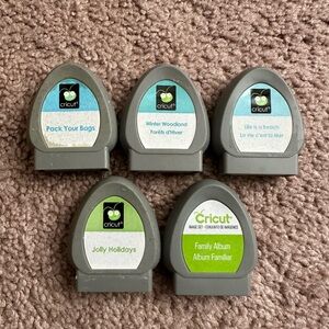 Set of 5 Cricut Cartridges